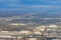 Aerial view of the Dallas city downtown cityscape Royalty Free Stock Photo