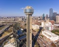 Aerial view of Dallas modern city, Dallas, Texas, USA Royalty Free Stock Photo