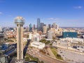 Aerial view of Dallas modern city, Dallas, Texas, USA Royalty Free Stock Photo