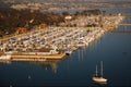 An Aerial View of Dana Harbor Royalty Free Stock Photo