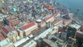 AERIAL view of Dashashwamedh Ghat, Kashi Vishwanath Temple and Manikarnika Ghat Manikarnika Ghat Varanasi India