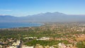 Aerial View of the Davao City.