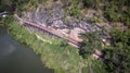 Death Railway bridge over the Kwai Noi river