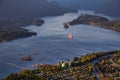 Aerial view of Deep Cove, Industrial Site