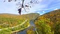 Aerial view of Delaware Water Gap