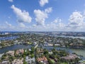 Aerial view Delray Beach, Florida Royalty Free Stock Photo