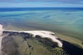 Aerial view from Denham lookout WA