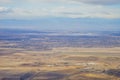 Aerial view of Denver city suburban Royalty Free Stock Photo