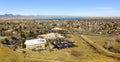 Aerial view of Denver in Colorado