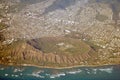 Aerial View Diamond Head Hawaii