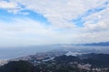 Aerial view of district Barra da Tijuca Rio de Janeiro Royalty Free Stock Photo