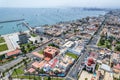 Aerial view of the District of La Punta, located in Callao Royalty Free Stock Photo