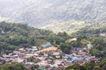 Aerial view Doi Pui Hmong village