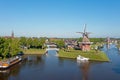 Aerial view on Dokkum in the Netherlands