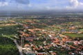 Aerial view of Dominican Republic Royalty Free Stock Photo