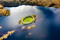 Aerial view of Doon Fort by Portnoo - County Donegal - Ireland Royalty Free Stock Photo