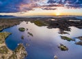 Aerial view of Doon Fort by Portnoo - County Donegal - Ireland Royalty Free Stock Photo