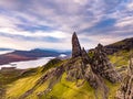 Aerial view of Doon Fort by Portnoo - County Donegal - Ireland Royalty Free Stock Photo