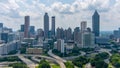 Aerial view of Atlanta, Georgia in May 2023 Royalty Free Stock Photo