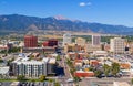 Aerial View of Downtown Colorado Springs