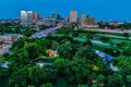 Aerial View of Downtown Fort Worth in the Summer