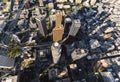 Aerial view of a Downtown Los Angeles Royalty Free Stock Photo