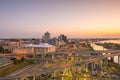 Aerial view of downtown Memphis Royalty Free Stock Photo