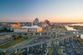 Aerial view of downtown Memphis Royalty Free Stock Photo