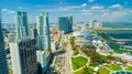 Aerial view of Downtown Miami. Florida. USA