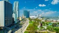 Aerial view of Downtown Miami. Florida. USA