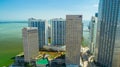 Aerial view of Downtown Miami. Florida. USA