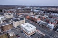 Aerial view of downtown Middletown, Connecticut