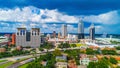 Aerial View of Downtown Mobile, Alabama, USA Skyline
