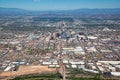 Aerial view of the downtown Phoenix, Arizona Skyline Royalty Free Stock Photo