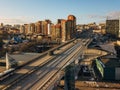 Aerial view of downtown of Rostov-on-Don, Russia