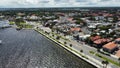 Aerial view of downtown Saint Augustine, Florida