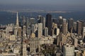 Aerial view of downtown San Fr Royalty Free Stock Photo