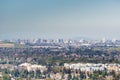 Aerial view of downtown San Jose on a clear day, Silicon Valley, California Royalty Free Stock Photo