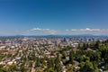 view from mount washington of downtown seattle and the city as seen in this aerial photograph Royalty Free Stock Photo