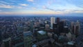 Aerial view of downtown Toronto Royalty Free Stock Photo