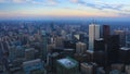 Aerial view of downtown in Toronto Royalty Free Stock Photo