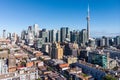 Aerial View of Downtown Toronto, Ontario, Canada Royalty Free Stock Photo