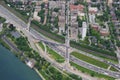 Aerial view of downtown Toronto Royalty Free Stock Photo