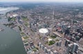 Aerial view of downtown Toronto Royalty Free Stock Photo