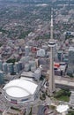 Aerial view of downtown Toronto Royalty Free Stock Photo