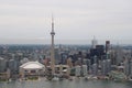 Aerial view of downtown Toronto Royalty Free Stock Photo