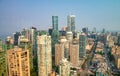 Aerial view of Downtown Vancouver skyline on a summer day Royalty Free Stock Photo