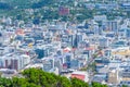 Aerial view of downtown Wellington, New Zealand Royalty Free Stock Photo