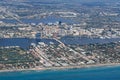 Skyline of West Palm Beach, Florida Royalty Free Stock Photo