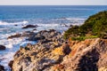 Dramatic Pacific Ocean coastline, California